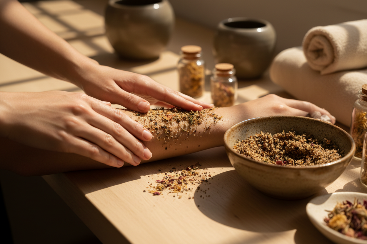 Wild Bloom Scrub (Heart / Softening)