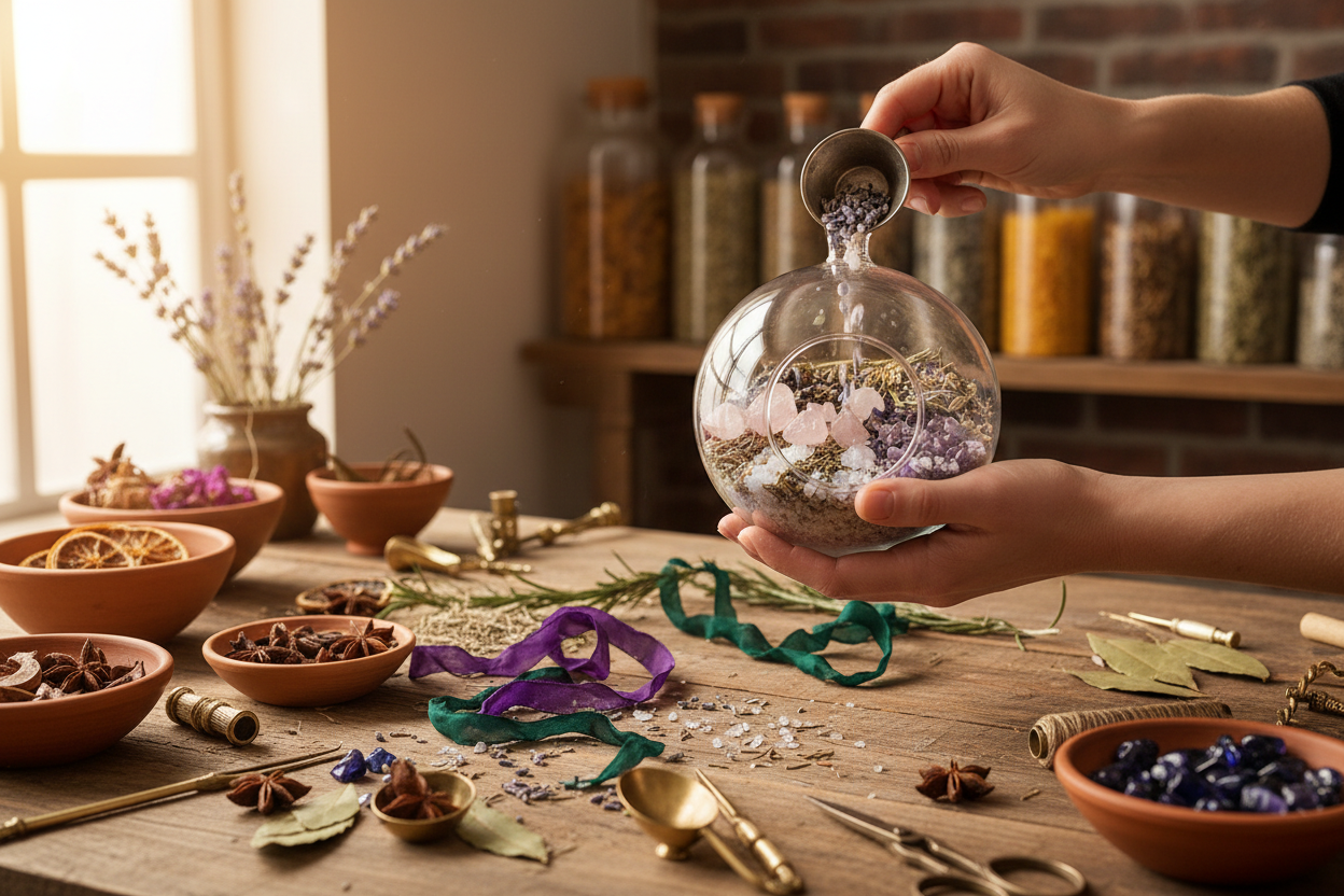 Clear Quartz Witch’s Ball
