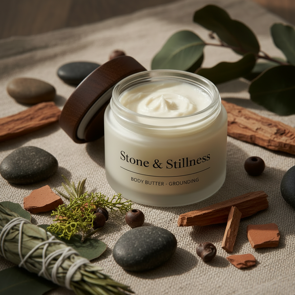 Stone & Stillness Body Butter - Flatlay