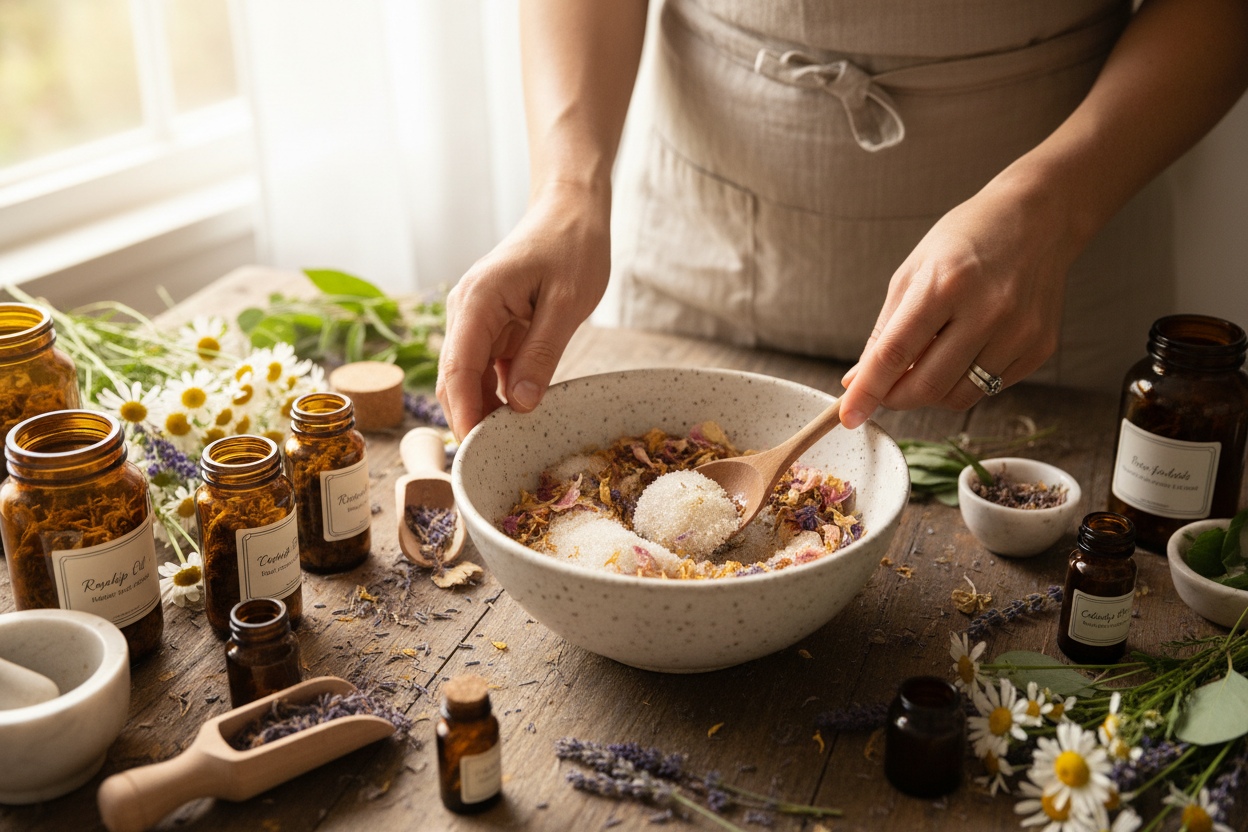 Wild Bloom Scrub (Heart / Softening)